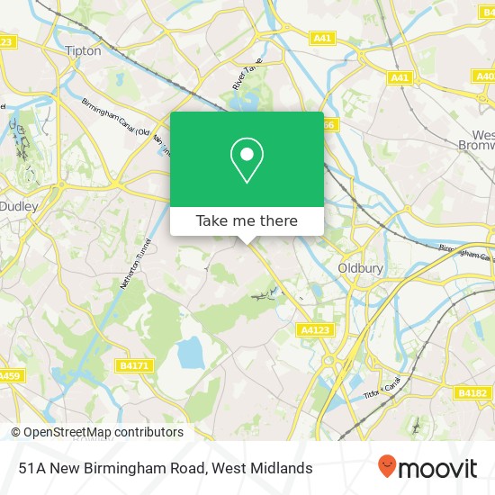 51A New Birmingham Road map