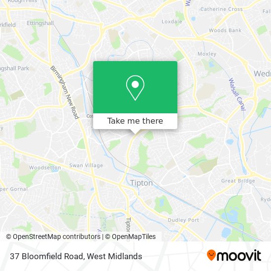 37 Bloomfield Road map