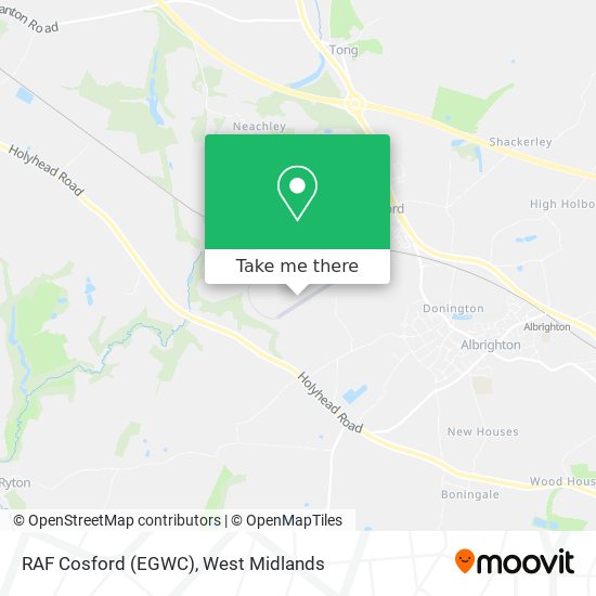 RAF Cosford (EGWC) map