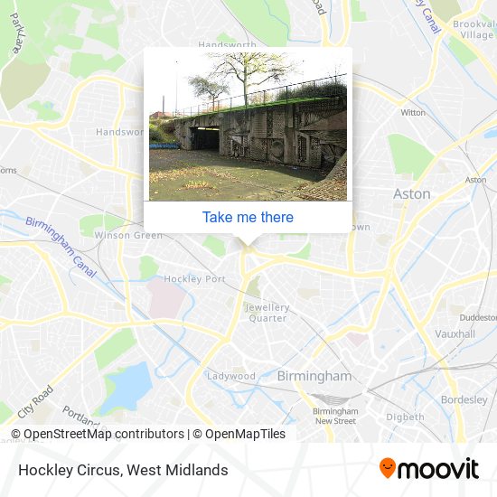 Hockley Circus map