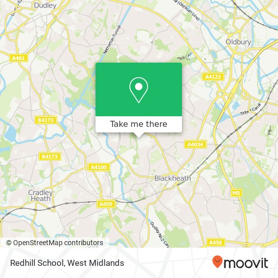 Redhill School map