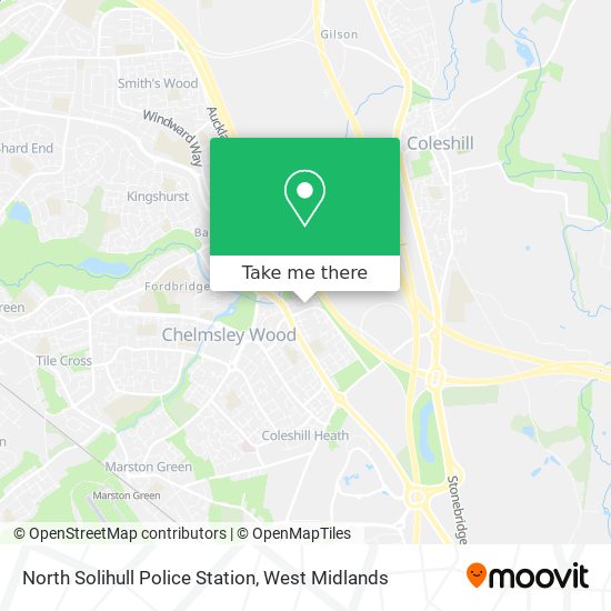 North Solihull Police Station map