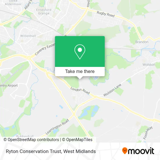 Ryton Conservation Trust map
