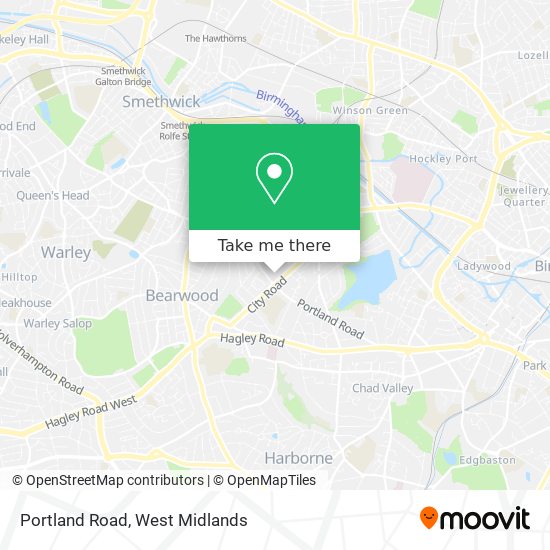 Portland Road map