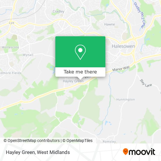 Hayley Green map