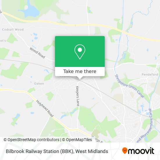 Bilbrook Railway Station (BBK) map