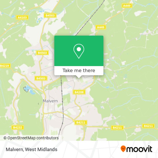 Malvern map