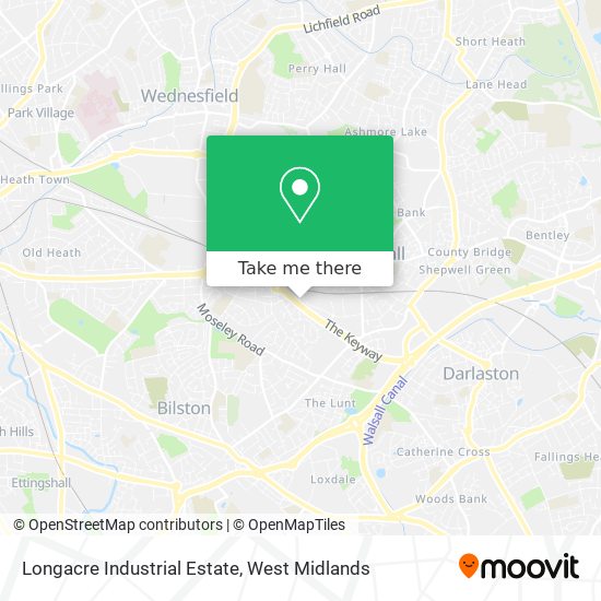 Longacre Industrial Estate map