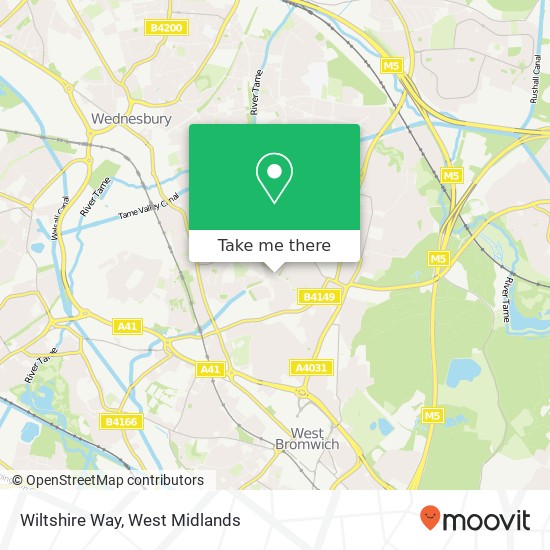 Wiltshire Way map