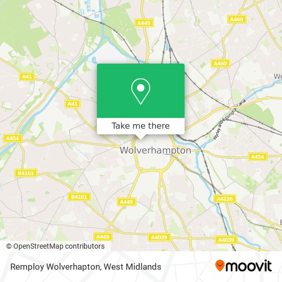 Remploy Wolverhapton map