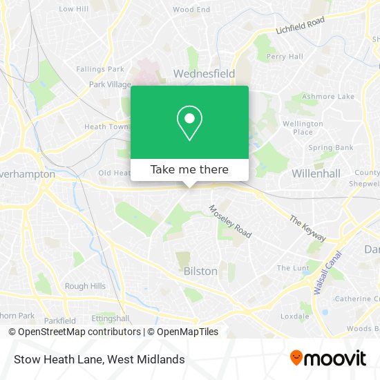 Stow Heath Lane map