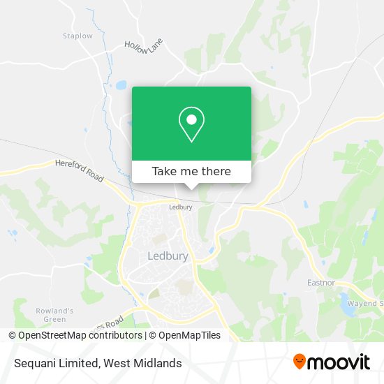 Sequani Limited map