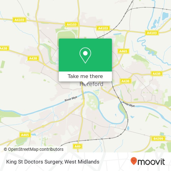 King St Doctors Surgery map