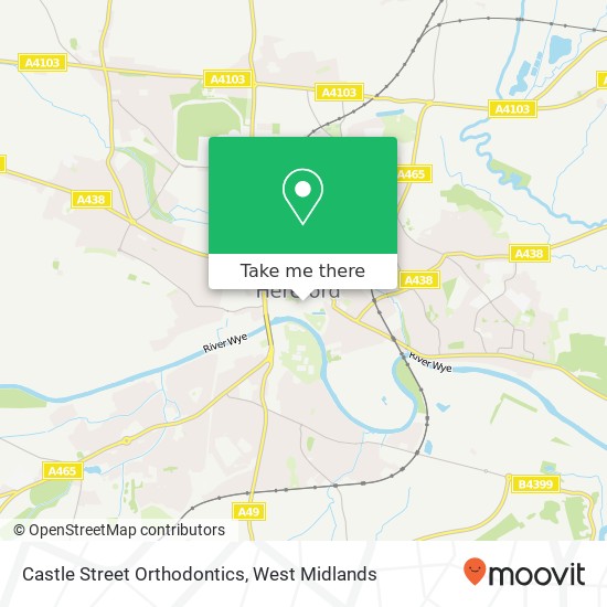 Castle Street Orthodontics map