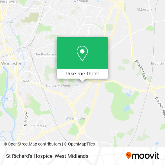 St Richard’s Hospice map