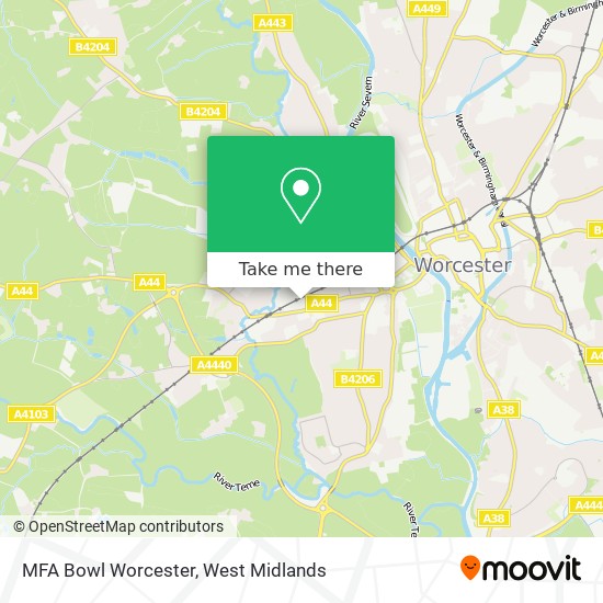 MFA Bowl Worcester map