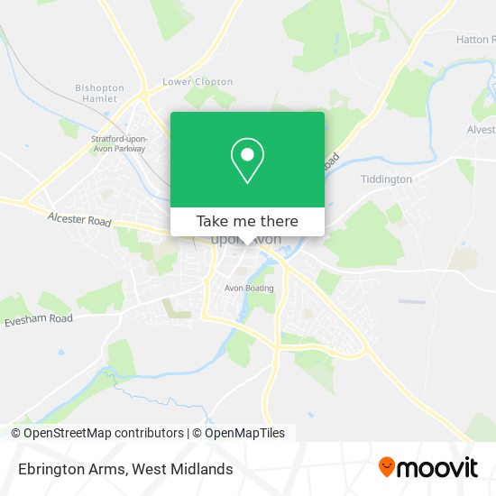 Ebrington Arms map