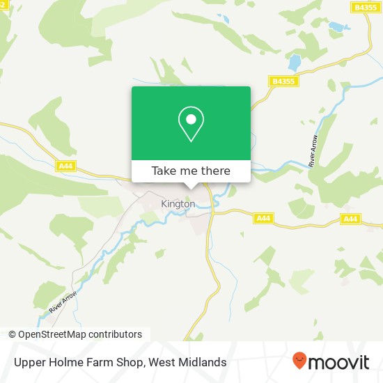 Upper Holme Farm Shop map