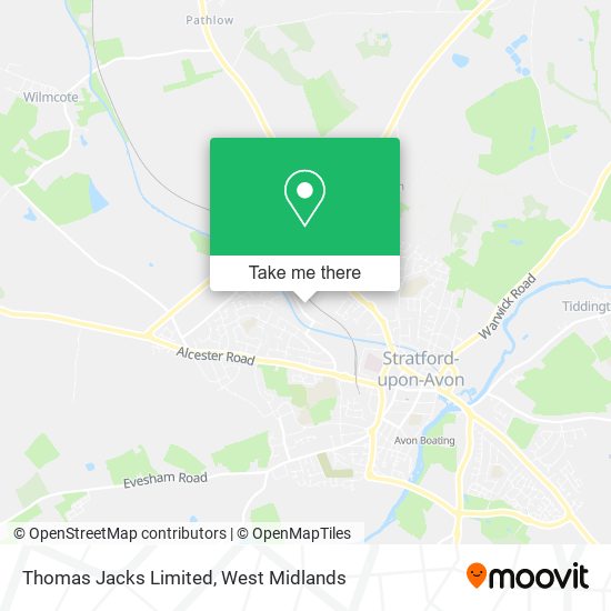Thomas Jacks Limited map