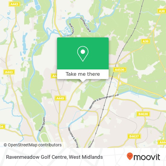 Ravenmeadow Golf Centre map