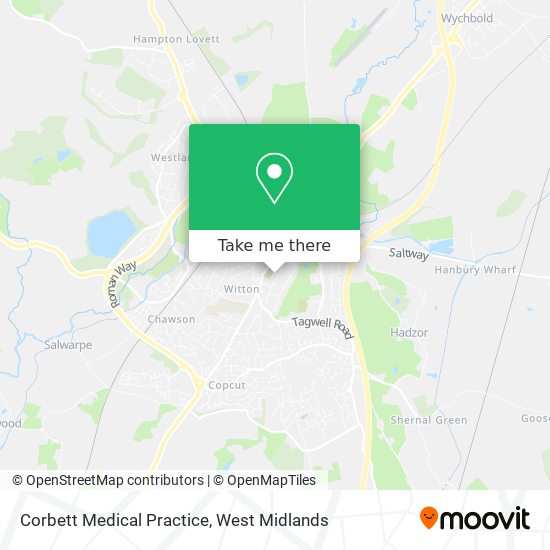 Corbett Medical Practice map