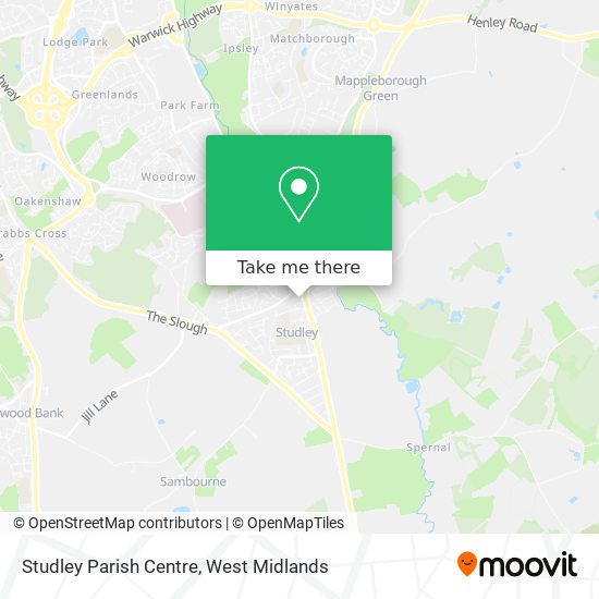 Studley Parish Centre map
