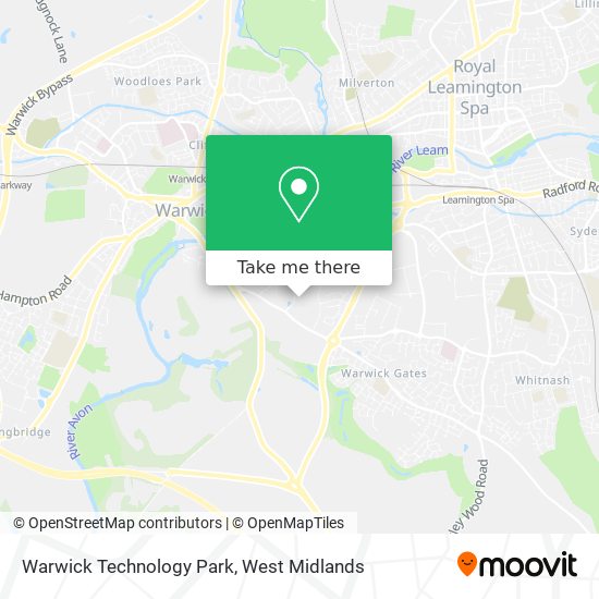Warwick Technology Park map