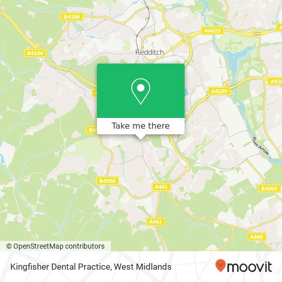 Kingfisher Dental Practice map