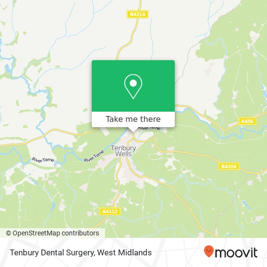 Tenbury Dental Surgery map