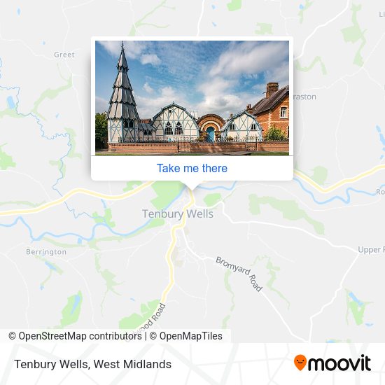 Tenbury Wells map