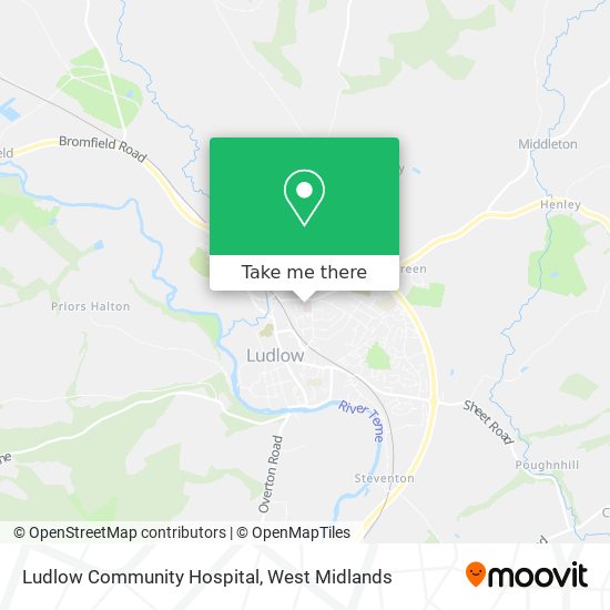 Ludlow Community Hospital map