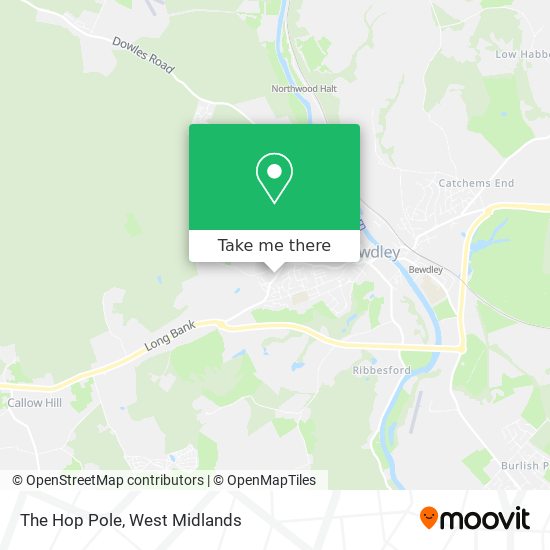 The Hop Pole map