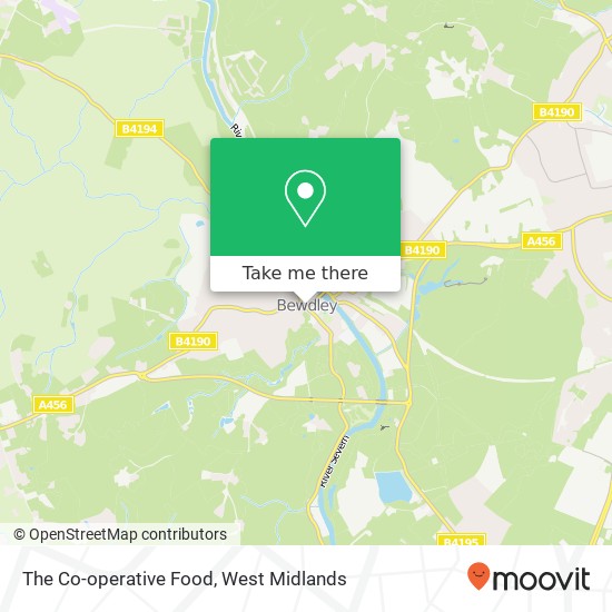 The Co-operative Food map