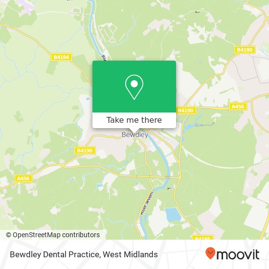 Bewdley Dental Practice map