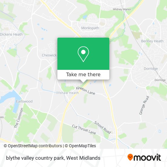 blythe valley country park map