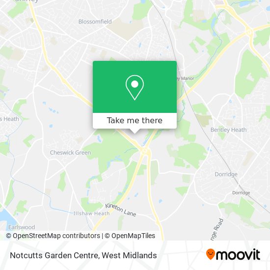 Notcutts Garden Centre map