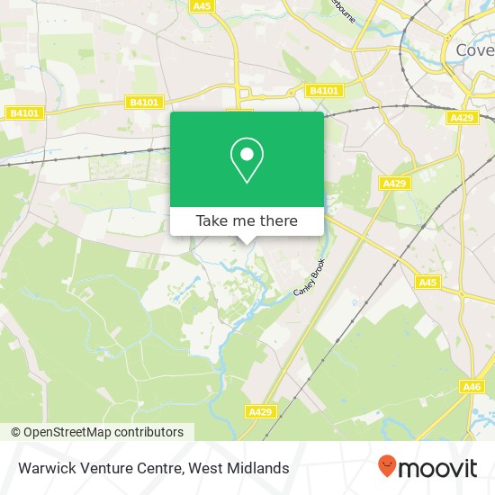 Warwick Venture Centre map