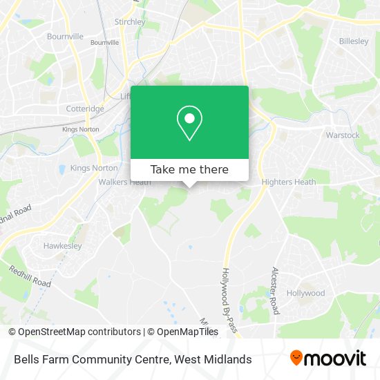 Bells Farm Community Centre map