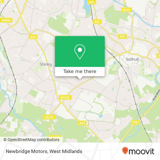 Newbridge Motors map