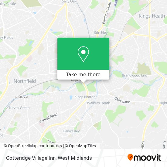Cotteridge Village Inn map