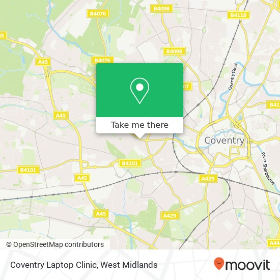 Coventry Laptop Clinic map
