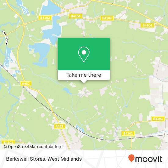 Berkswell Stores map