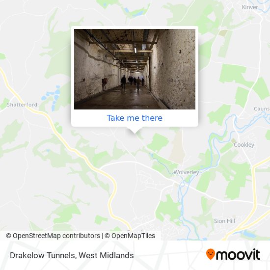 How to get to Drakelow Tunnels in Wyre Forest Rural by bus?