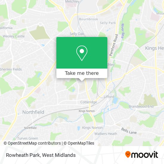Rowheath Park map