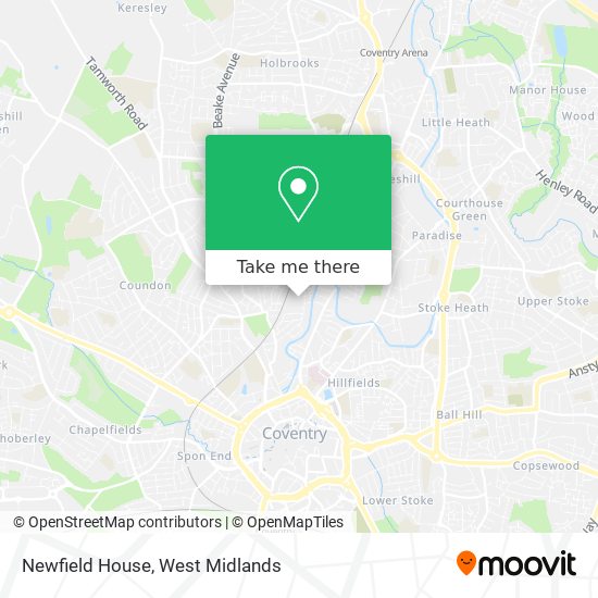 Newfield House map