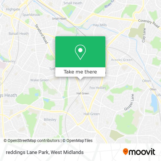reddings Lane Park map