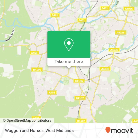 Waggon and Horses map