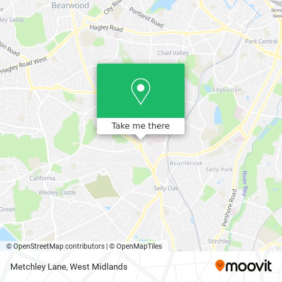 Metchley Lane map