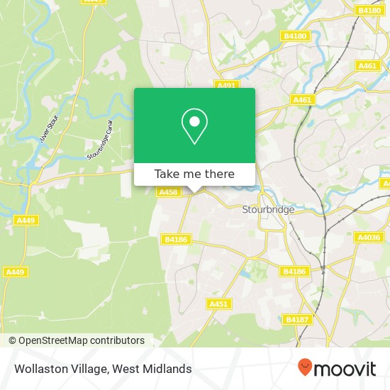 Wollaston Village map