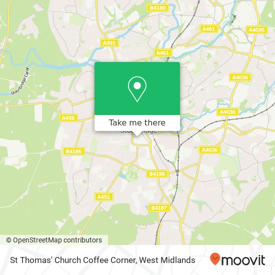 St Thomas' Church Coffee Corner map